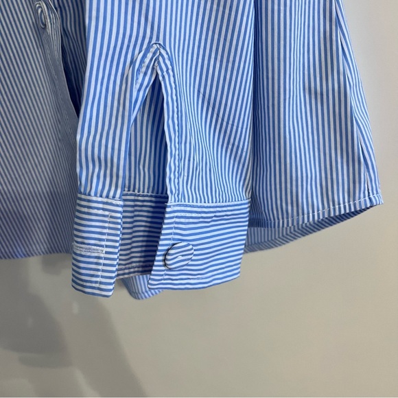 Striped Perfect Shirt Fabric Covered Buttons - Picture 2 of 4